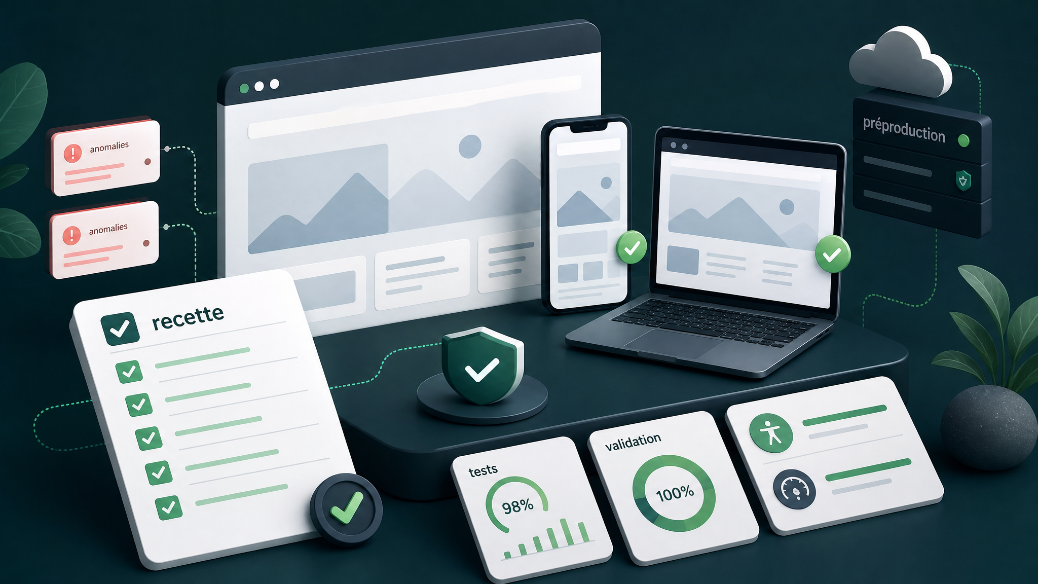 Recettage site web : méthode, checklist et points de contrôle avant mise en ligne